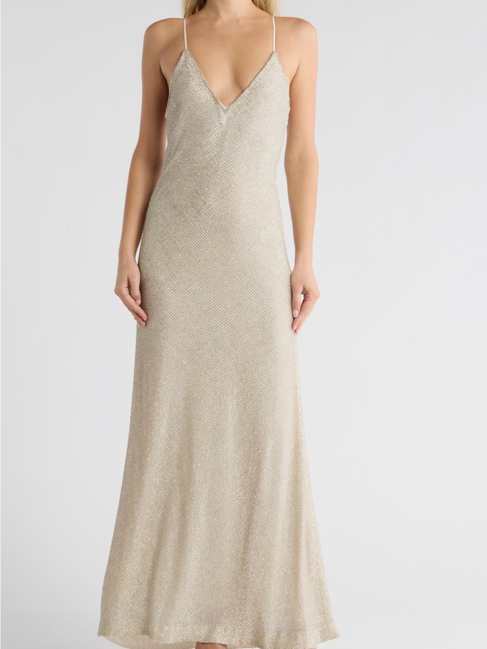 TWP Silver beaded dress